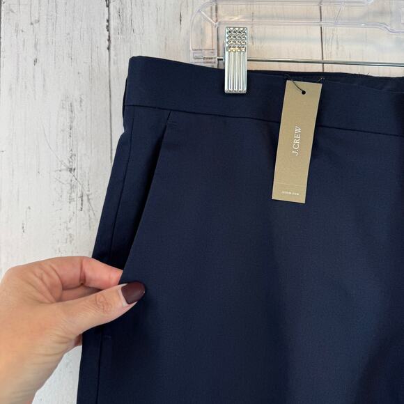 NWT J. Crew Navy Ludlow Slim-fit Suit Pant in Italian Chino AT051 Size 33 x 34 - Picture 4 of 16